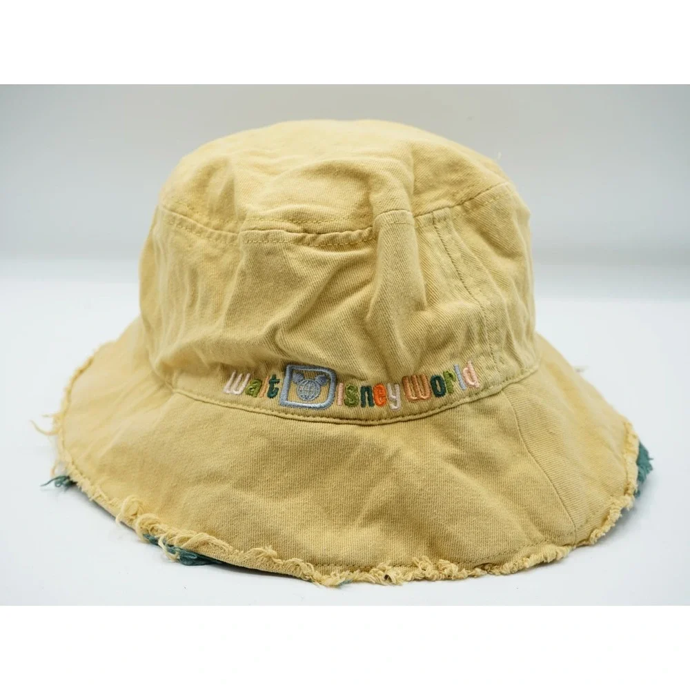 Vintage Disneyland Resort Reversible Bucket Hat Happiest Place on‎ Earth Cap